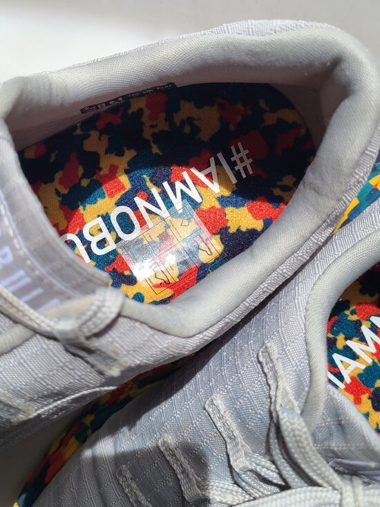 Nobull Allday Gray Arctic Wild Marigold Sneaker Men US9 Ripstop Running Gym main image 5